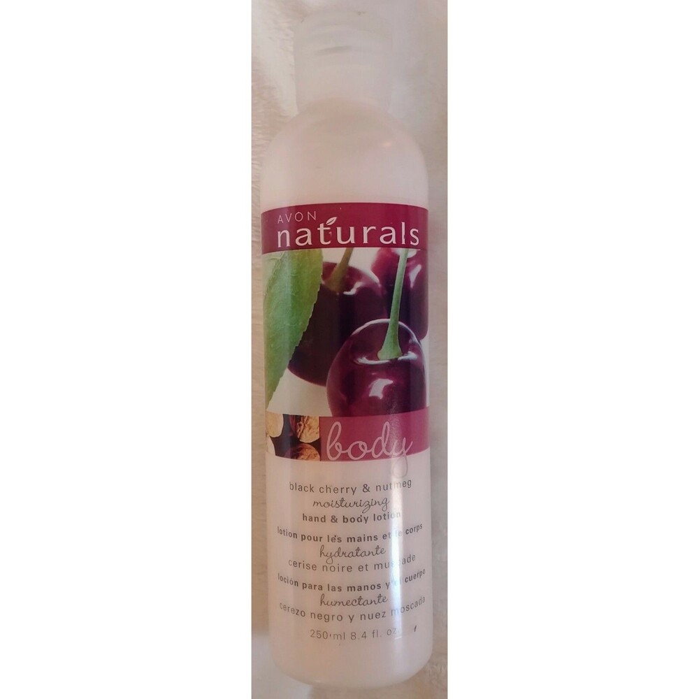 moisturizer New Avon Naturals Lotion black cherry nutmeg Body protection skin